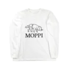 せきちゃ@わわわ堂のMOPPI Long Sleeve T-Shirt