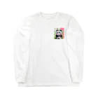 ル.ボヌールのお花見パンダちゃん Long Sleeve T-Shirt