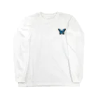おやすみメリーゴーランドの花札－蝶－ ロングスリーブTシャツ