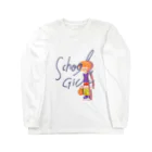 Bingbungのschool girl ロングスリーブTシャツ