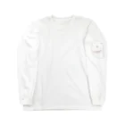 Vinca Storeのおへそとおっぱいが付いたオバケ出没中 Long Sleeve T-Shirt