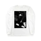 写真家 古熊美帆の黒猫ふぁいん Long Sleeve T-Shirt