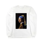 Cait Sithのフェルメール プリントT ／ 'GIRL WITH A PEARL EARRING' ART PRINT T ロングスリーブTシャツ
