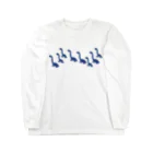 ささきちかのSPACE DINOSAUR FAMILY LONG T Long Sleeve T-Shirt