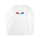 kimidoriのmenow records Long Sleeve T-Shirt