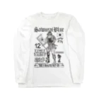 BLACKBELTのSAMURAIBLUE Tシャツ Long Sleeve T-Shirt