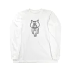 フクハラアキコのガタイのいい猫 Long Sleeve T-Shirt