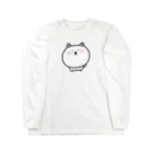 のんびりのこショップのおとなしい照れた犬 Long Sleeve T-Shirt