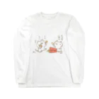 Hello Happy Catのにゃんズとポテチ Long Sleeve T-Shirt