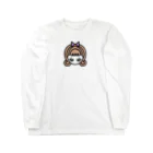 ソーメンズの巻髪少女アイコンカラー Long Sleeve T-Shirt