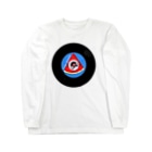 レコードの巣のすいかレコード桜文鳥 Long Sleeve T-Shirt