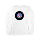 レコードの巣のすいかレコード白文鳥 Long Sleeve T-Shirt