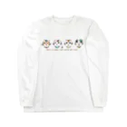 りんころRinのソーing部の保護猫　名言２　雲の向こうはいつも青空　 Long Sleeve T-Shirt