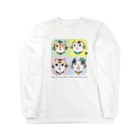 りんころRinのソーing部の保護猫　名言１小さな愛 Long Sleeve T-Shirt