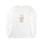 sun＊ege(サンエイジ)※ぺぽのけぶかいフラワー Long Sleeve T-Shirt