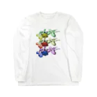 HANDSOMEのバラ_虹色_レインボー Long Sleeve T-Shirt