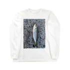 popcornの３月に釣れたアジ Long Sleeve T-Shirt