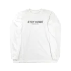 HUKUBE SHOPのSTAY HOME ロングスリーブTシャツ