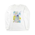 あすかの抽象的版画 Long Sleeve T-Shirt