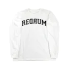 shoppのREDRUM 黒文字 Long Sleeve T-Shirt