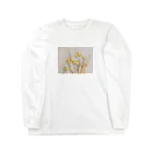 momo shopのFlower photo print series ロングスリーブTシャツ