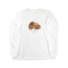 chourire toujoursの🐩puppy toypoodle ロングスリーブTシャツ