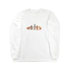 WAMI ARTのハニワちゃんと土偶ちゃん Long Sleeve T-Shirt