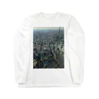 たかなしそうたの渋谷スカイからの景色 ロングスリーブTシャツ