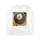 YaHabibi ShopのNo Zaatar No Life Circle Long Sleeve T-Shirt