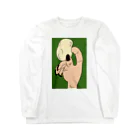 キム・ユキノのポテチ緑 Long Sleeve T-Shirt