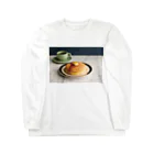 アルデンテウドンのホットなホットケーキ ロングスリーブTシャツ