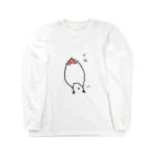 toripippi00の粗相した文鳥 ロングスリーブTシャツ