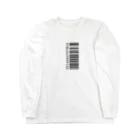 ITANJIのバーコード Long Sleeve T-Shirt