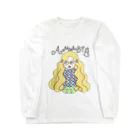 ^._.^のアマビエモチーフTシャツ Long Sleeve T-Shirt