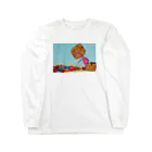 OKASHI NA IKIMONOの紙袋くんとグミ Long Sleeve T-Shirt