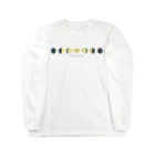 ShikakuSankakuの月の満ち欠け Long Sleeve T-Shirt