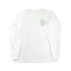 ORIGIN.のoriginT 緑 両面プリント ロングスリーブTシャツ