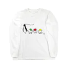 nidone.worksのかきごおり巡行する夏のペンギン Long Sleeve T-Shirt