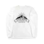 SANKAKU DESIGN STOREの定時で帰りたい for MOUNTAIN。 黒 Long Sleeve T-Shirt