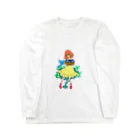 springの鳥と少女 Long Sleeve T-Shirt