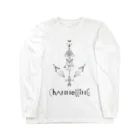 SANKAKU DESIGN STOREの宇宙からの交信。CHANNELING.B 黒 Long Sleeve T-Shirt