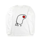 たちゅごろショップの首かしげ文鳥 Long Sleeve T-Shirt