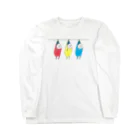 くらきち ONLINE SHOPのねこタイツの洗濯 ベーシック Long Sleeve T-Shirt