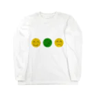 Smoking is addictiveのSMILE SAD Long Sleeve T-Shirt