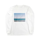 ねこのふとももの江ノ島の海 Long Sleeve T-Shirt