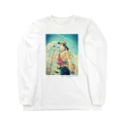 kitaooji shop SUZURI店のThe Lemonade Sky Long Sleeve T-Shirt