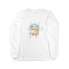 ポーポーオンラインストアのアマビエさん（はーい） Long Sleeve T-Shirt