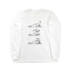 PokuStarのネコのおやつの時間 Long Sleeve T-Shirt