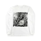 HANAKAEDE fleuriste parisのsunflower bouquet ロングスリーブTシャツ