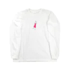 ミナミの麦わらワンピースの女の子 Long Sleeve T-Shirt